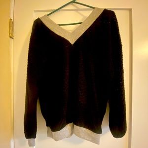 Off the shoulder sweater, new in bag. Lightweight